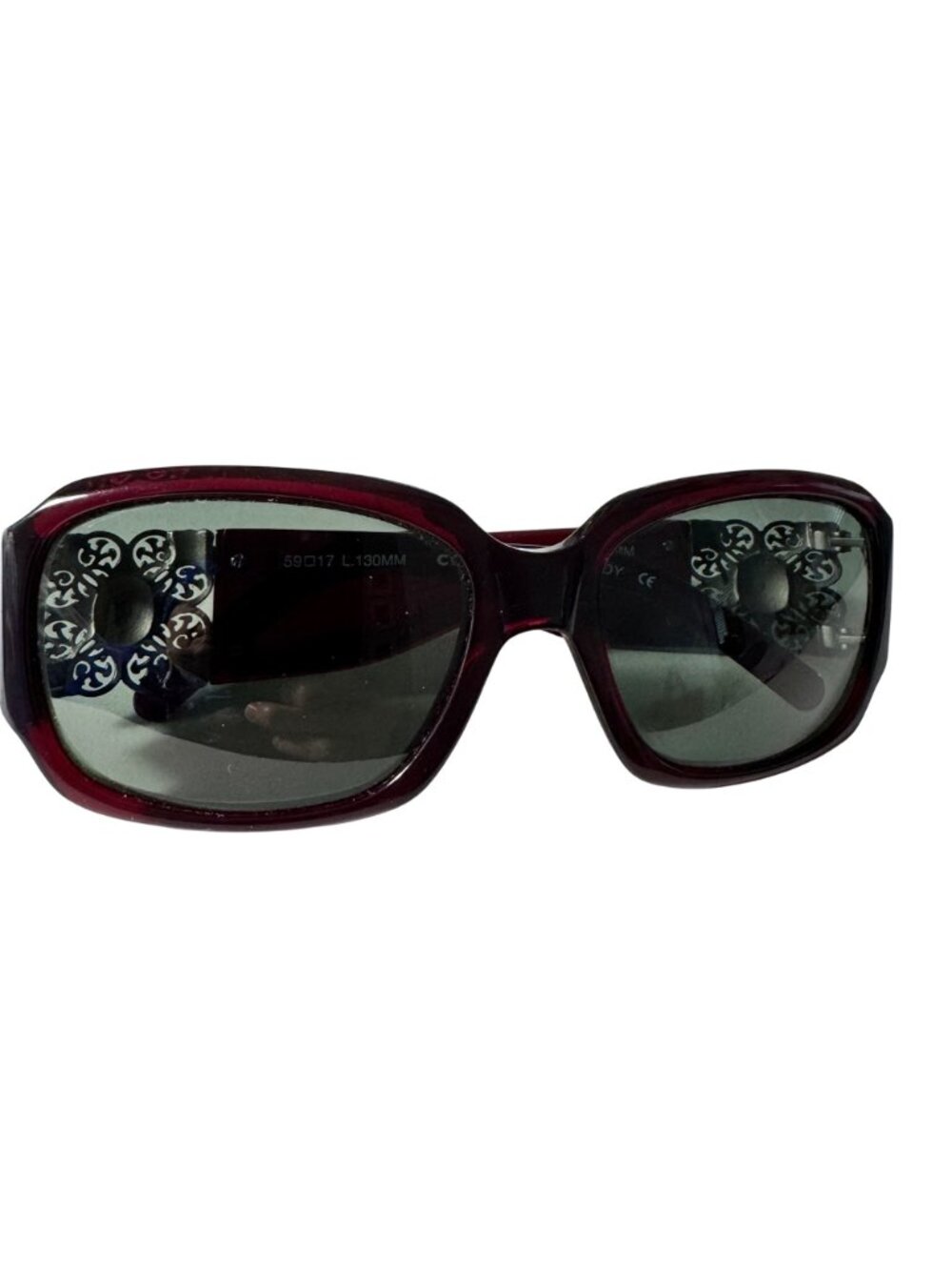 Jessica McClintock JMC 558 Burgundy Eyeglasses 59-17-130MM Oversized Frames Only - Picture 11 of 11